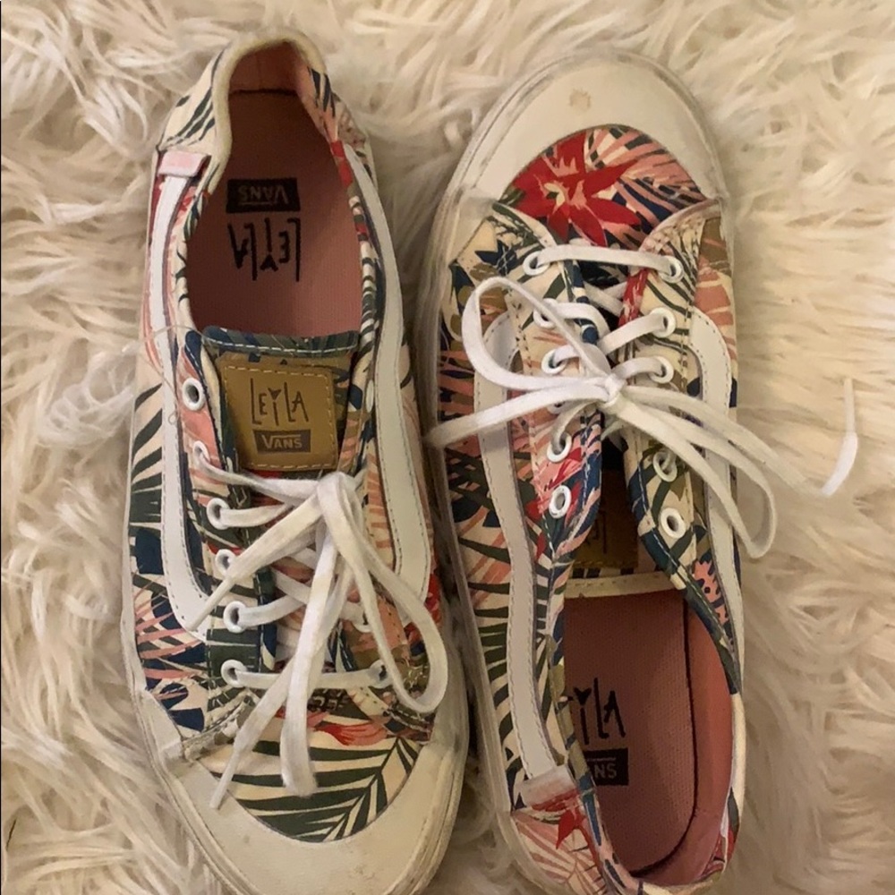 Vans X Leila Hurst Palm Tree Print sneakers